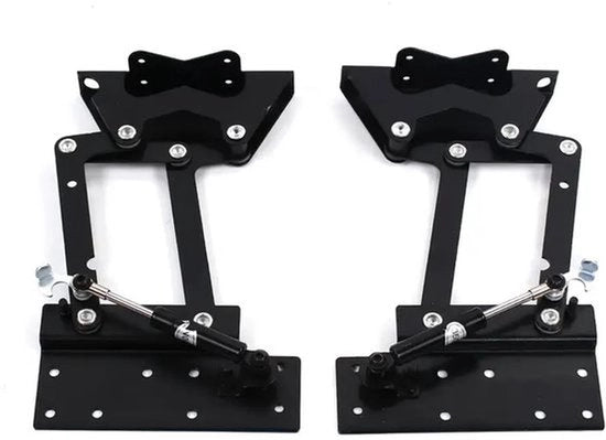 Tavolo salotto, tavolo pieghevole, cardine, struttura pieghevole, tampone pneumatico, opzionale, estensibile, funzionale, accessori di mobilio