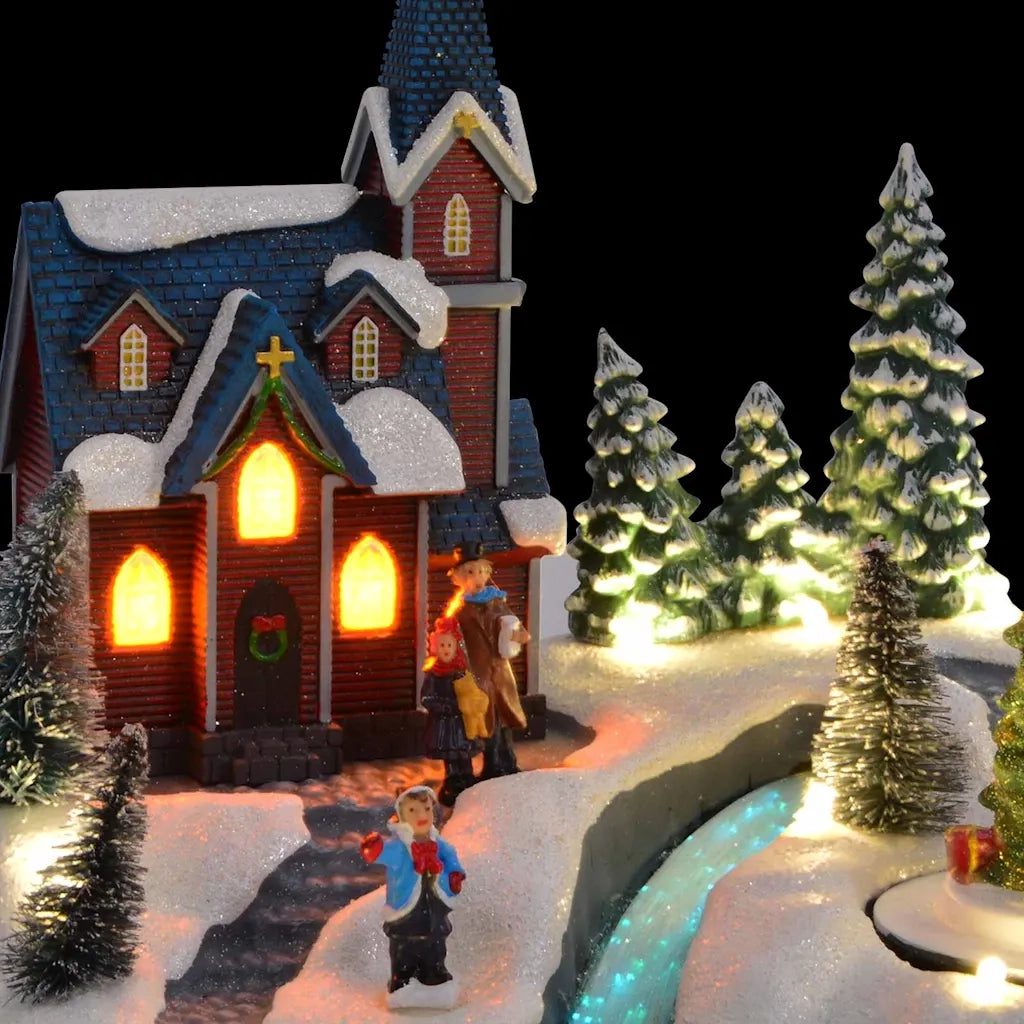 Decorazione del Villaggio Natalizio Multicolore Plastica 4017041