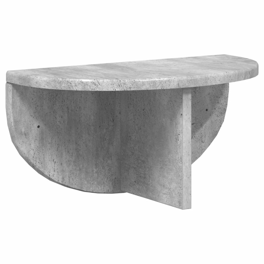 Scaffale da parete A parete Grigio cemento 38 x 19 x 19 cm 891414