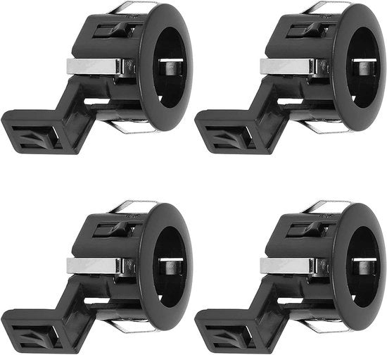 Sensore PDC Auto Bumper - Parco - Blocco - Supporto - Riserva - Sostituzione - Sensore - Assistente di Parcheggio - Nero - Compatibile con Toyota Tundra 4 pezzi.