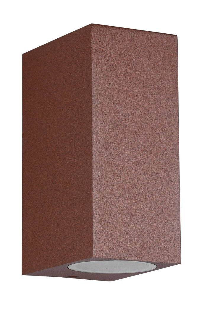 Applique da Esterno Attacco GU10 in Alluminio Pressofuso Ruggine