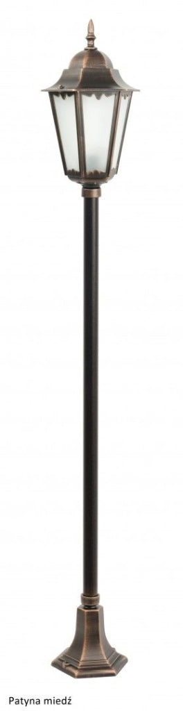 Lampione da giardino Retro 165 cm nero E27 IP43 SU-MA