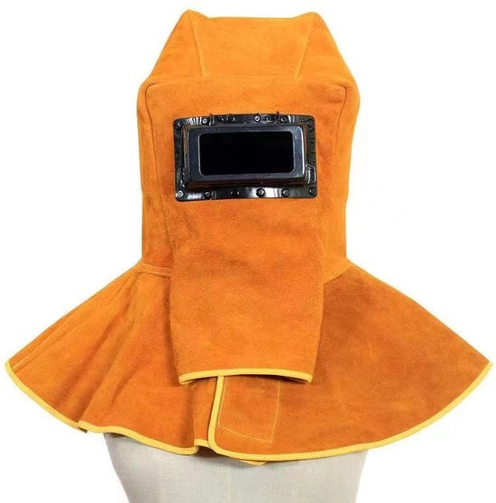 Lasermasker automatico con filtro solare a cambiamento di colore, protezione per gli occhi, attrezzatura di sicurezza, casco da lavoro con protezione collo e spalle.
