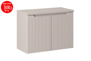 Set mobili bagno 80 cm con piano Nova Cashmere 80 x 1401 x 40 cm