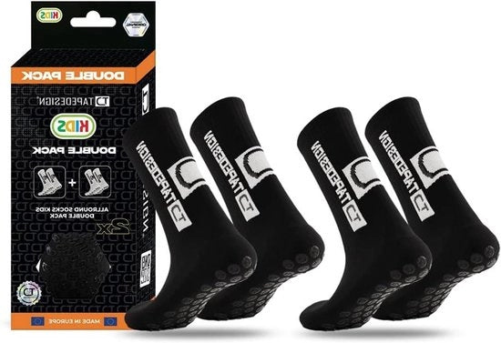 2 paia di calzettoni antiscivolo per bambini - perfetto grip e comfort per allenamento e gioco