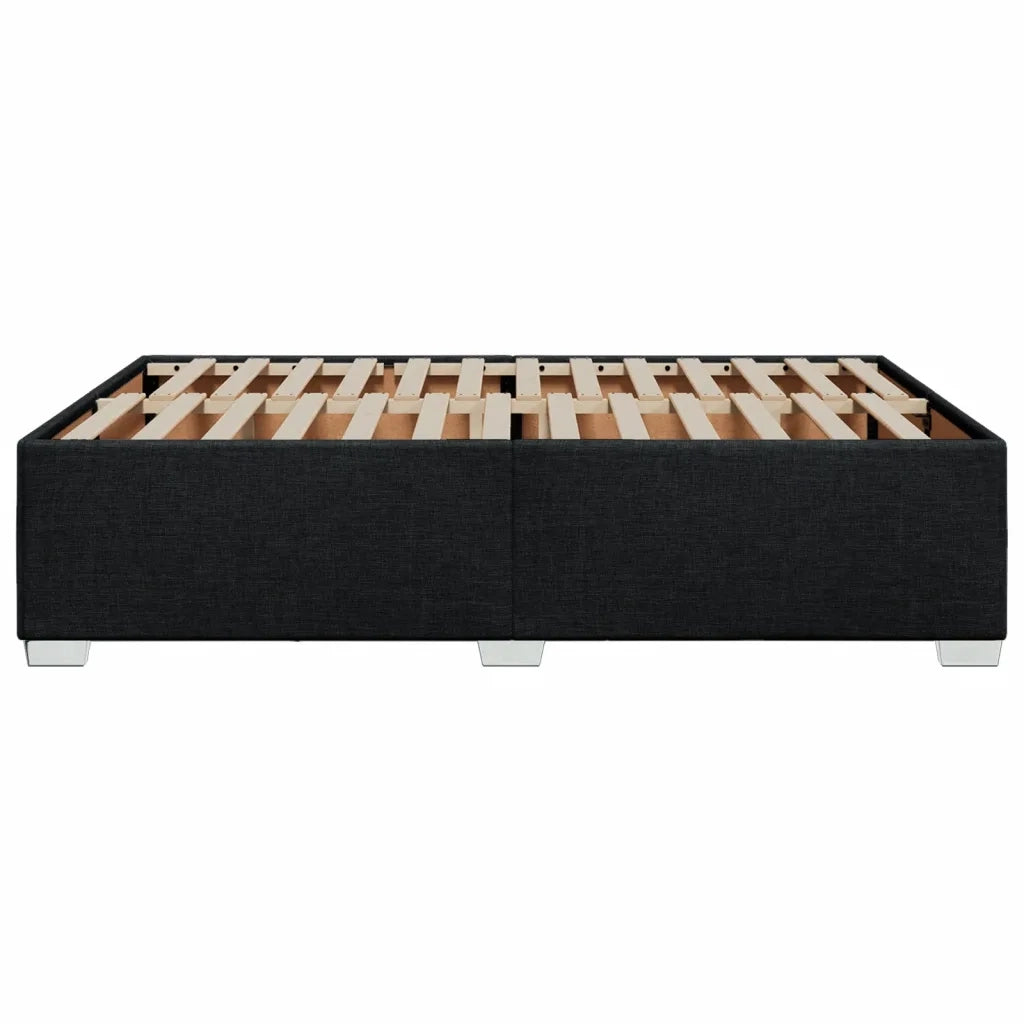 Giroletto senza Materasso Nero 160x200 cm in Tessuto 3284487