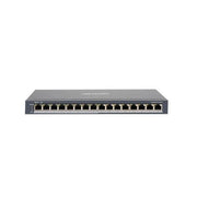 Switch hikvision 8 gigabit poe ports, 8 gigabit rj45, 802.3af/at, poe power budget 110w, soho - ds-3e0516p-o