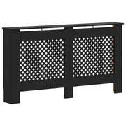 Copertura per Radiatore Nera 152x19x81 cm in MDF CFW2680391