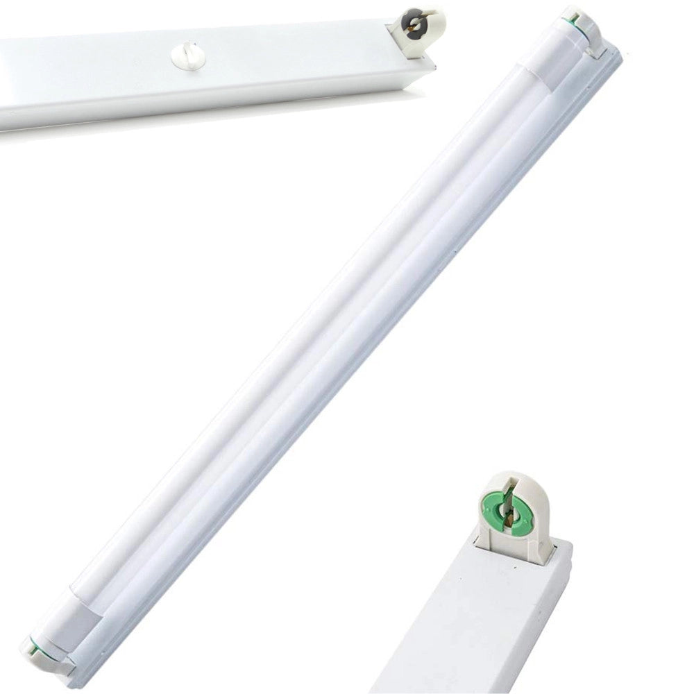 Trade Shop - Set 10 Plafoniera Plafoniere Installazione A Soffitto Parete Per Tubi Neon A Led -    -120 Cm   -