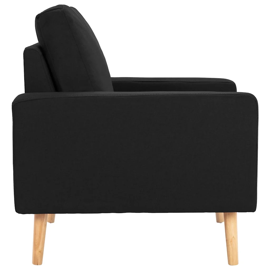 Poltrona Nera in Tessuto cod mxl 17023