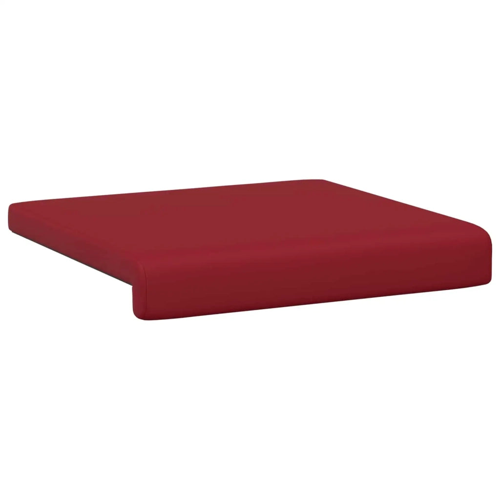 Cuscino per panchina 2 pcs Similpelle Rosso Vino 42043037