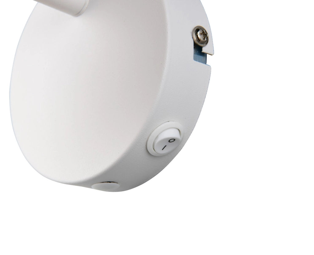 Faretto da soffitto boho 1xE14 bianco rattan CALVI RL