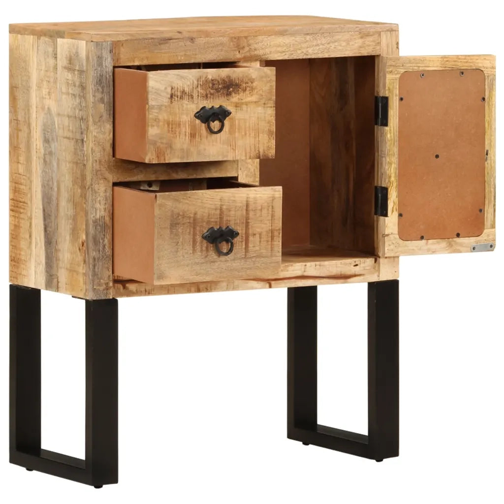Credenza | Madia | Buffet da pranzo | Armadio da pranzo 60x30x76 cm in Legno Massello di Mango