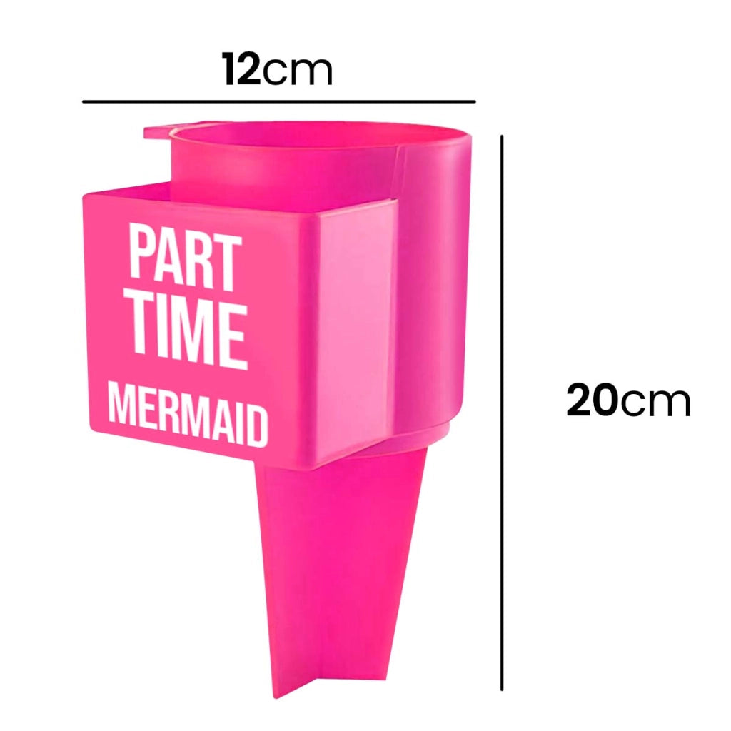 Portabicchieri da spiaggia per bevande e telefono con scomparto frontale Rosa Cuisine Elegance