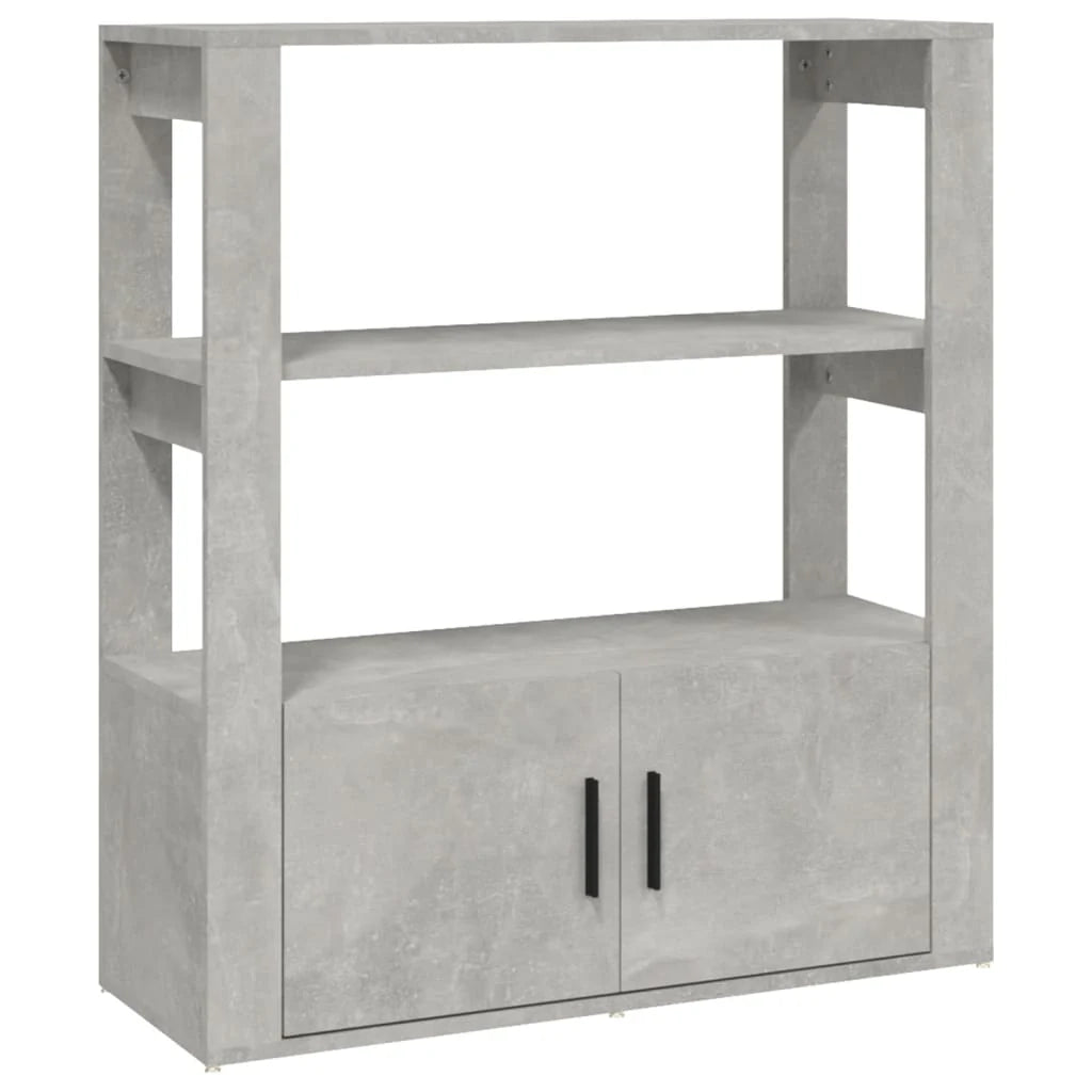 Buffet credenza cassettiera armadio mobile contenitore organizer per cucina soggiorno salotto 80 x 30 x 90 cm legno ingegnerizzato grigio 02_0032099