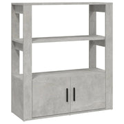 Buffet credenza cassettiera armadio mobile contenitore organizer per cucina soggiorno salotto 80 x 30 x 90 cm legno ingegnerizzato grigio 02_0032099