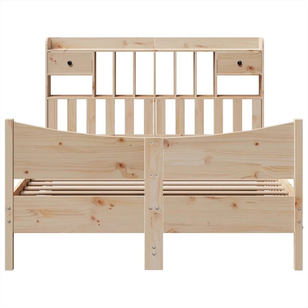 Giroletto senza Materasso 140x200 cm in Legno Massello di Pino 3323377