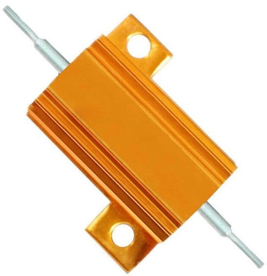 Resistenza 25W 100 Ohm - Wirewound - Finestra in Oro - Raffreddamento Termico - Alimentazione - Trasformatore - Controllo di Altezza - Adatto per - Caso in Alluminio