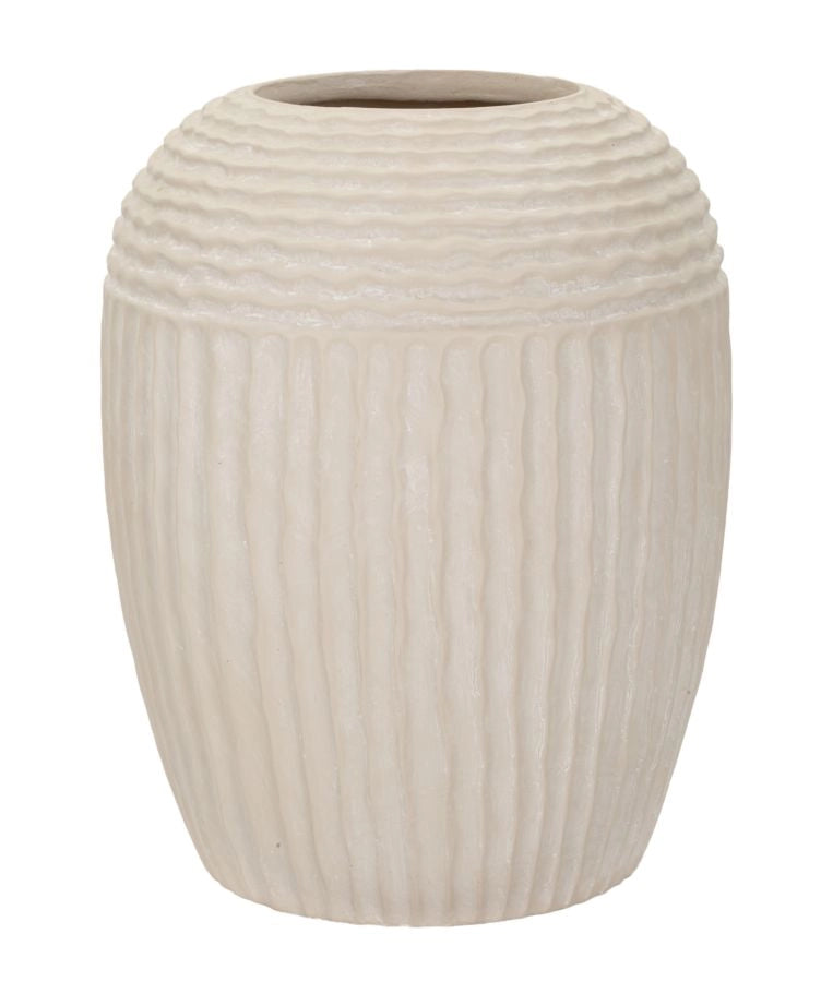Vaso Mist Ø30x38,5 cm in Mgo Crema