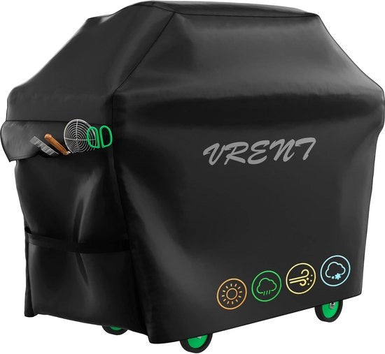 Griglia a gas con copertura impermeabile, copertura griglia, copertura griglia a gas, zeildoekgrill, impermeabile, acqua, vento, UV, copertura griglia resistente alla corrosione (145 x 61 x 117 cm)