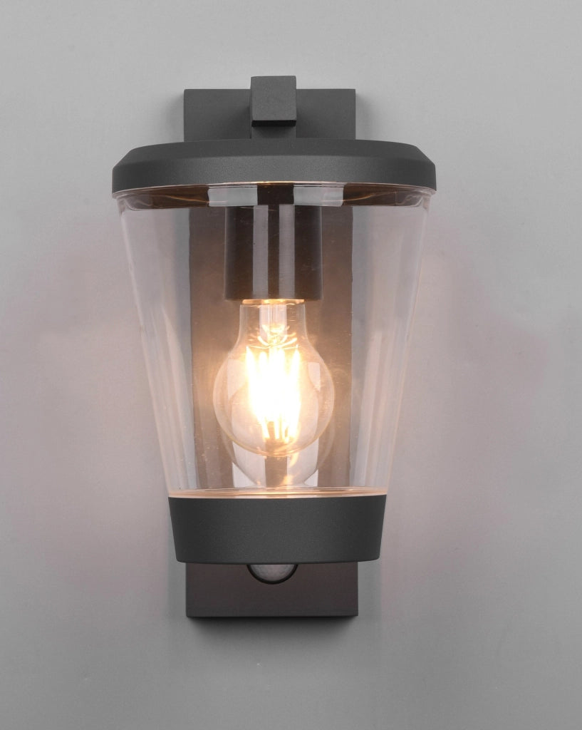 Applique da Esterno Attacco E27 in Alluminio Pressofuso Antracite