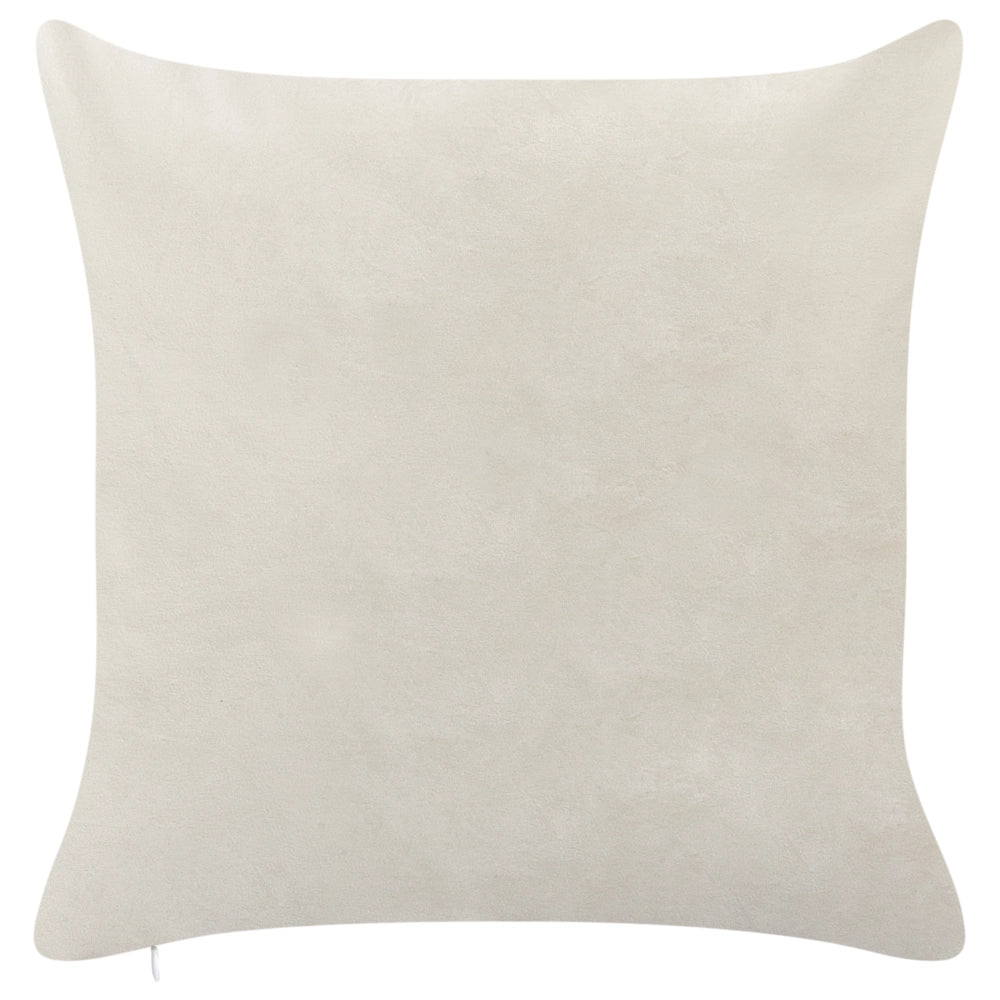 Set di 2 cuscini sparsi in tessuto di velluto bianco Motivo natalizio 45 x 45 cm Accessorio per la decorazione
