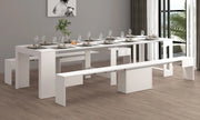 Panche Estensibili PRATIKA (2 pz) 66–290×25×45 cm – Salvaspazio, Vano Allunghe Integrato