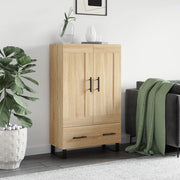Credenza Rovere Sonoma 69,5x31x115 cm in Legno Multistratocod mxl 128582