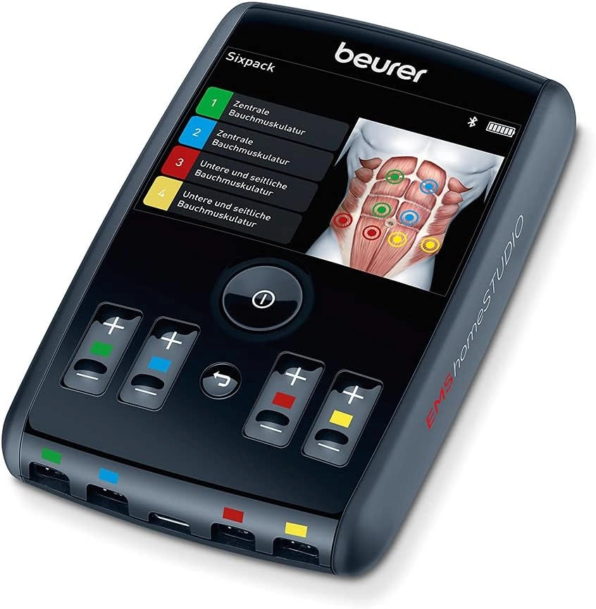 Beurer EM 95 EMS Home Studio Dispositivo EMS per Allenamento e Stimolazione Muscolare a Casa, con Connessione Bluetooth per Gestione tramite App
