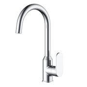 Miscelatore monocomando lavello cucina canna orientabile sofia installazione rapida *** finitura- cromo lucido, confe...