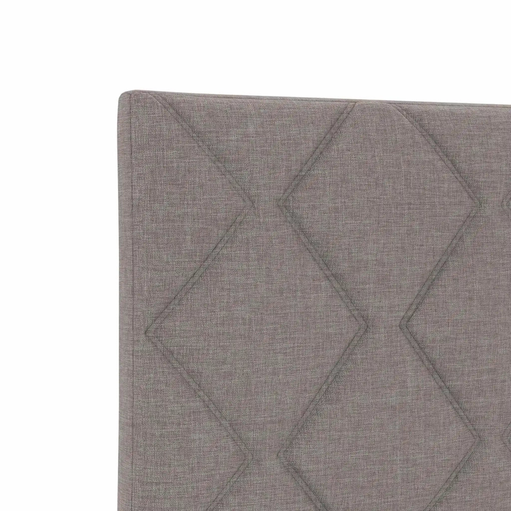 Letto box spring con materasso Tortora 140 x 200 cm Tessuto 3452702