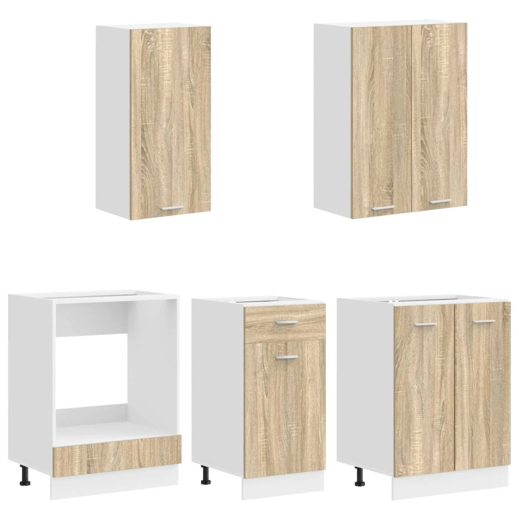 Unità Cucina LYON 5 pcs Rovere Sonoma Legno ingegnerizzato 3438221