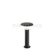 GES511- PALETTO IN ALLUMINIO GRIGIO ANTRACITE 1 LUCE ATTACCO E27 IP44 H.50CM