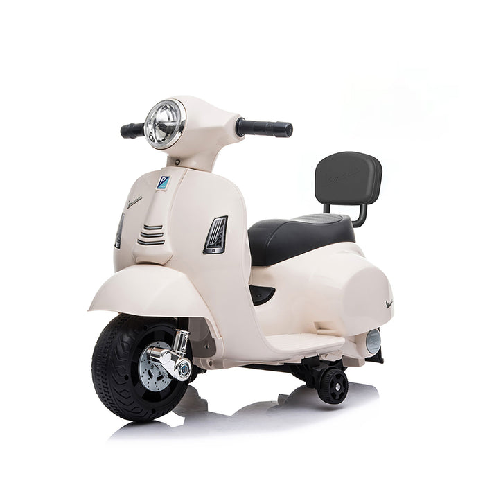 Moto Elettrica per Bambini Licenza Ufficiale  Piaggio Vespa GTS 7,2V Bianca