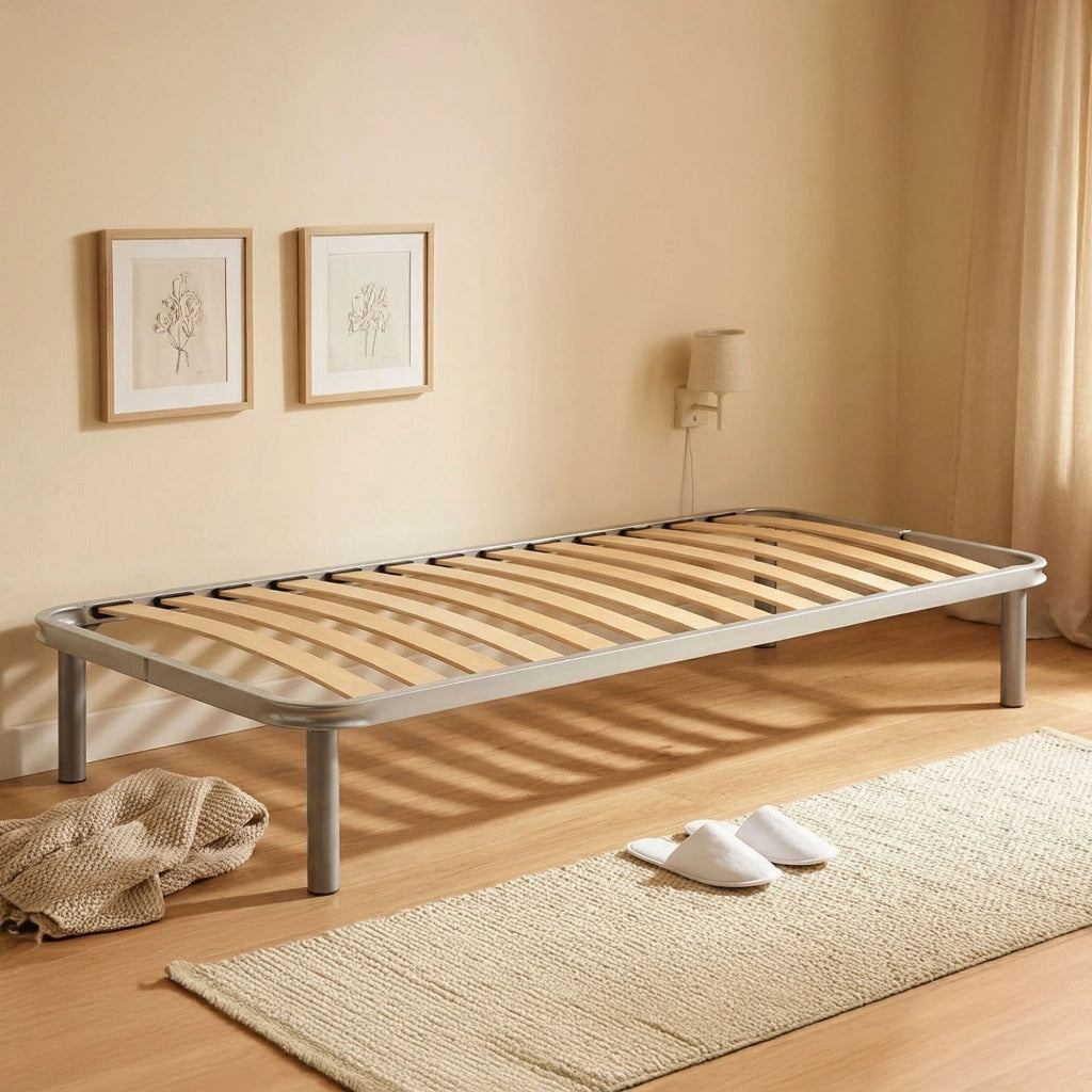 Rete letto singolo Amammata, Rete ortopedica in multistrato di betulla a 13 doghe, 100% Made in Italy, cm 90x190h 34