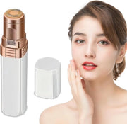Appareto per depilazione facciale per donne, mini-trimetro elettrico per viso, labbra, mento e guance (batterie non incluse).