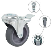 Ruote Girevoli con Foro per Bulloni 32 pz 75 mm CFW8300449