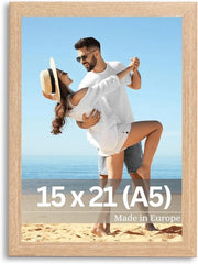 Fotolijst Moderna Semplice in Legno - 1 pezzo - Beige - 15x21 cm