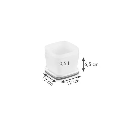 CONTENITORI IGIENICI PER FREEZER 'PURITY' 0,5 lt - 3 pezzi - TESCOMA