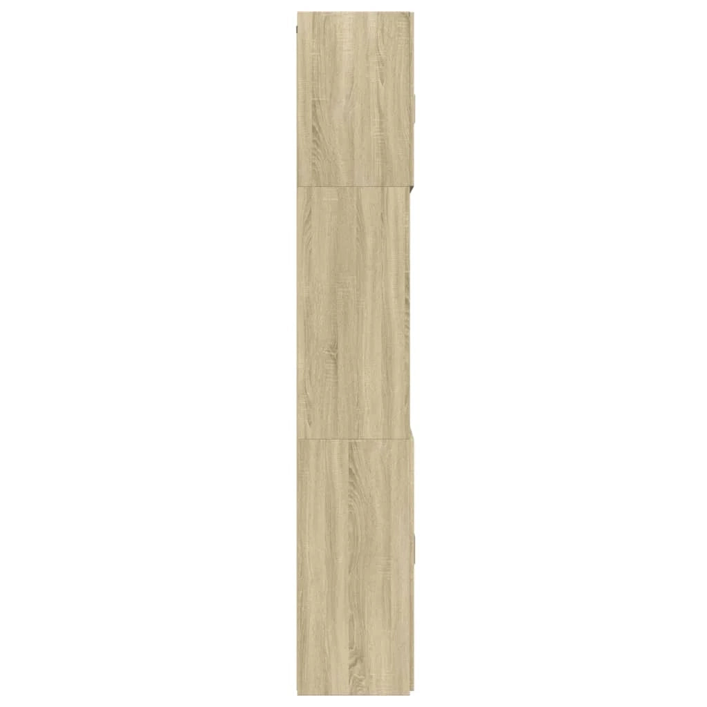 Credenza buffet cassettiera mobile contenitore organizer cucina soggiorno soggiorno alto Sonoma 80 x 42,5 x 249 cm derivati ​​del legno marrone 02_0034212