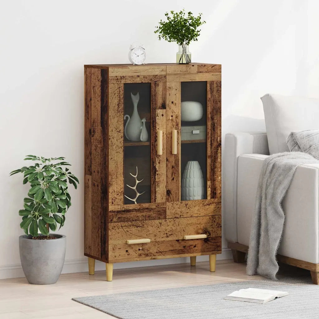 Credenza Legno vecchio 70 x 31 x 115 cm Legno multistrato