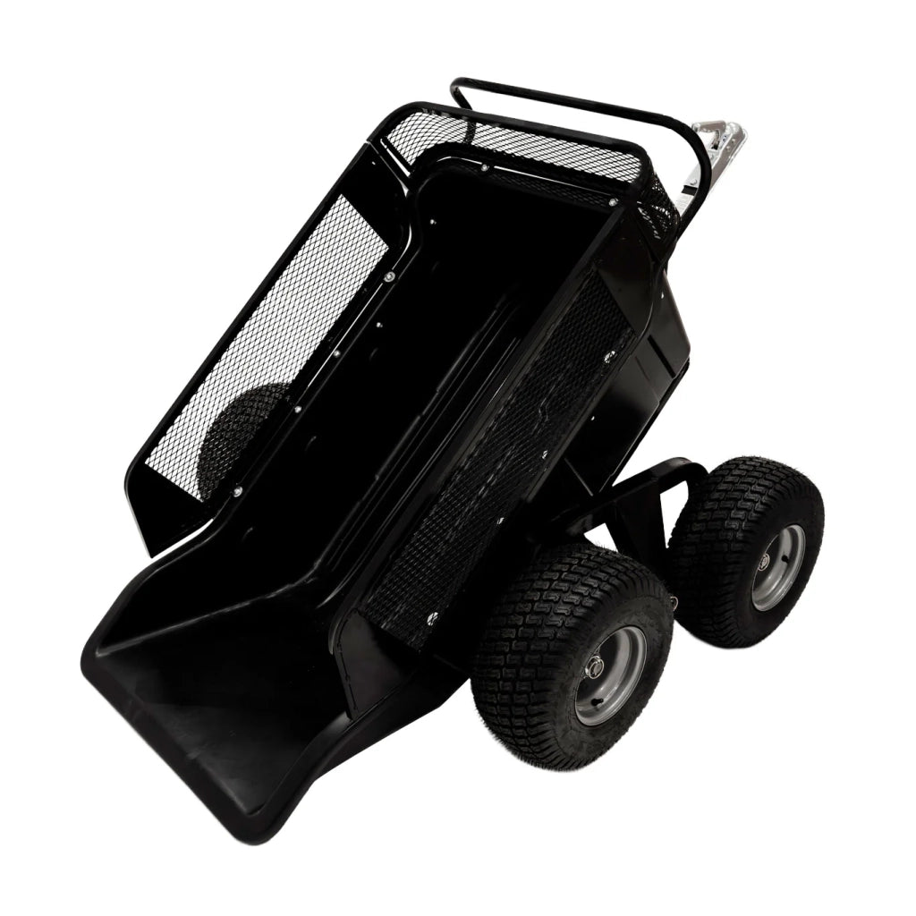 Rimorchio Ribaltabile ATV Quad Tosaerba 680kg Off Road Pesante Giardino Fattoria