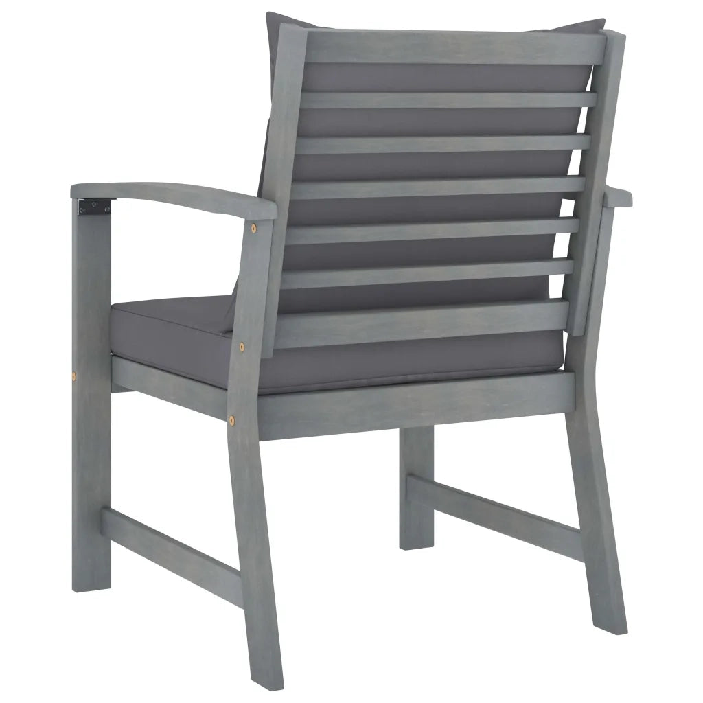 Set Divani da Giardino 4 pz con Cuscini in Massello di Acacia cod mxl 37764
