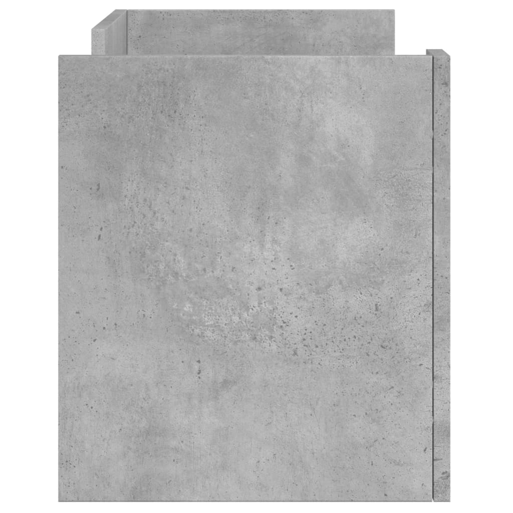 Mobile TV multimediale mensola TV credenza TV sala da pranzo soggiorno camera da letto 80 x 35 x 40 cm legno ingegnerizzato grigio 02_0026270