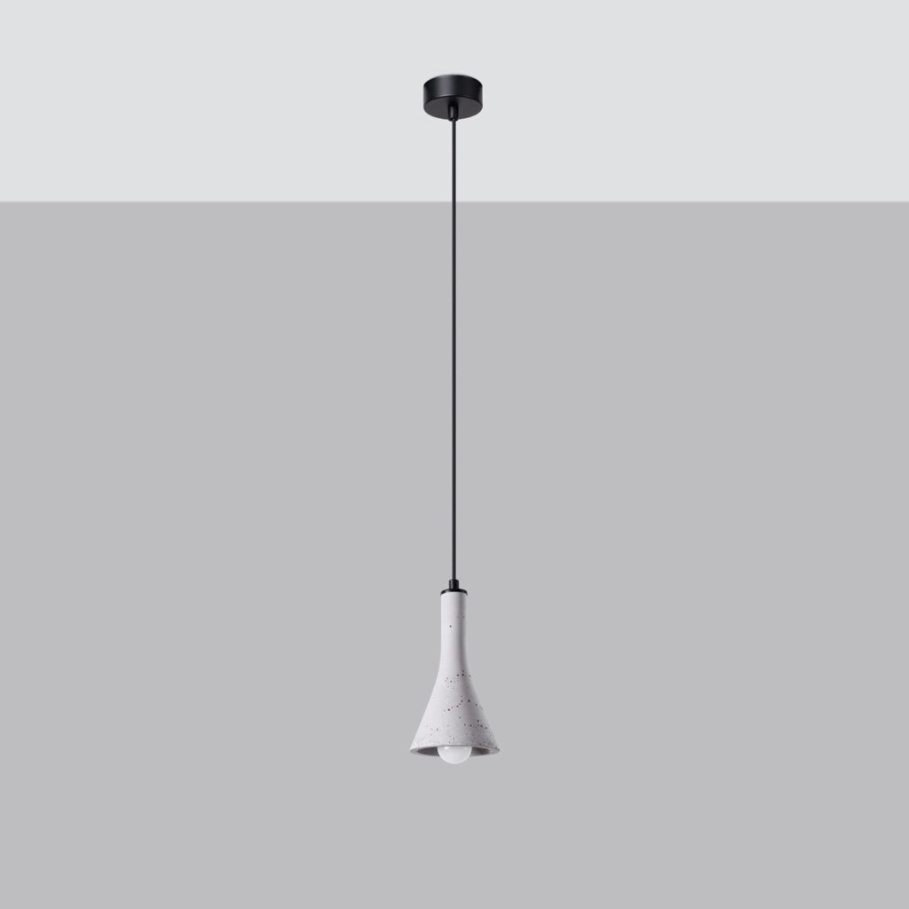 Lampada a sospensione REA 1 in cemento