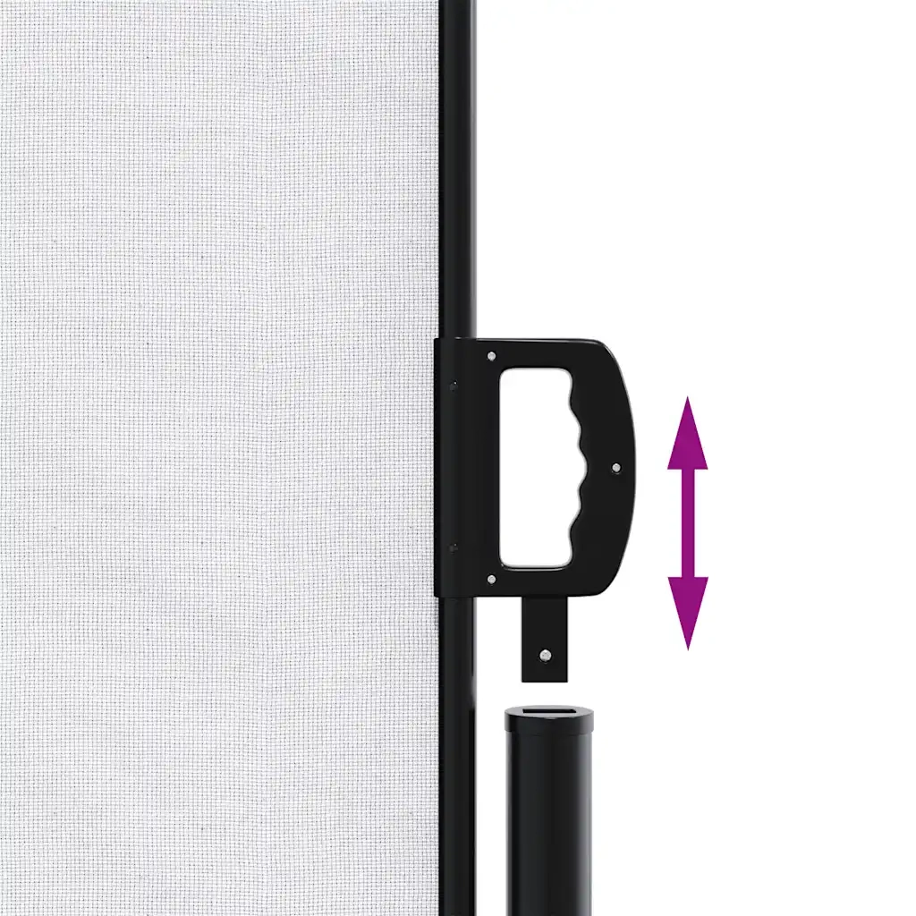 Tenda da Sole Laterale Retrattile-Tenda parasole per balcone per giardino Bianco 160x500 cm