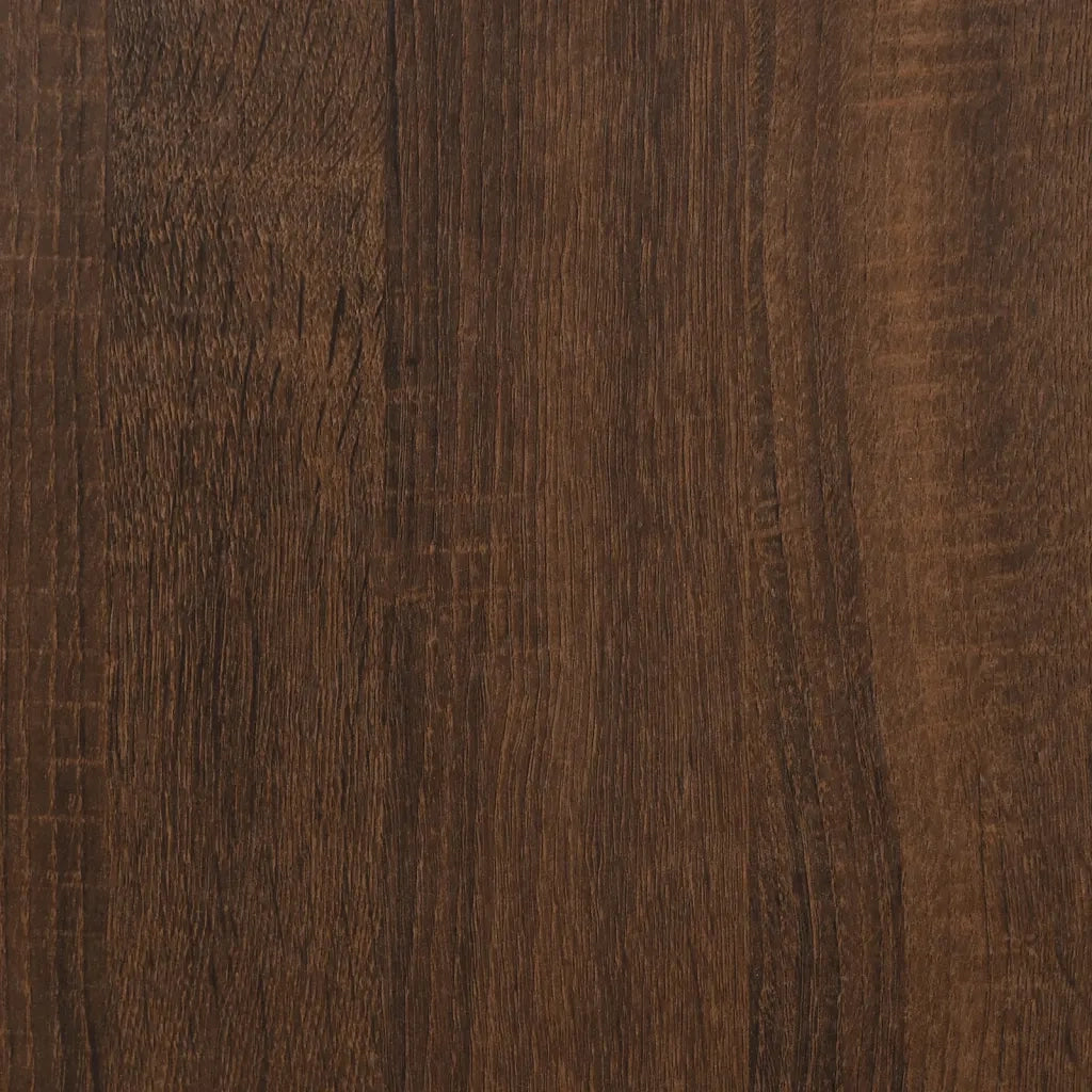 Tavolino Rovere Marrone 35x30x60 cm in Legno Multistrato 825806