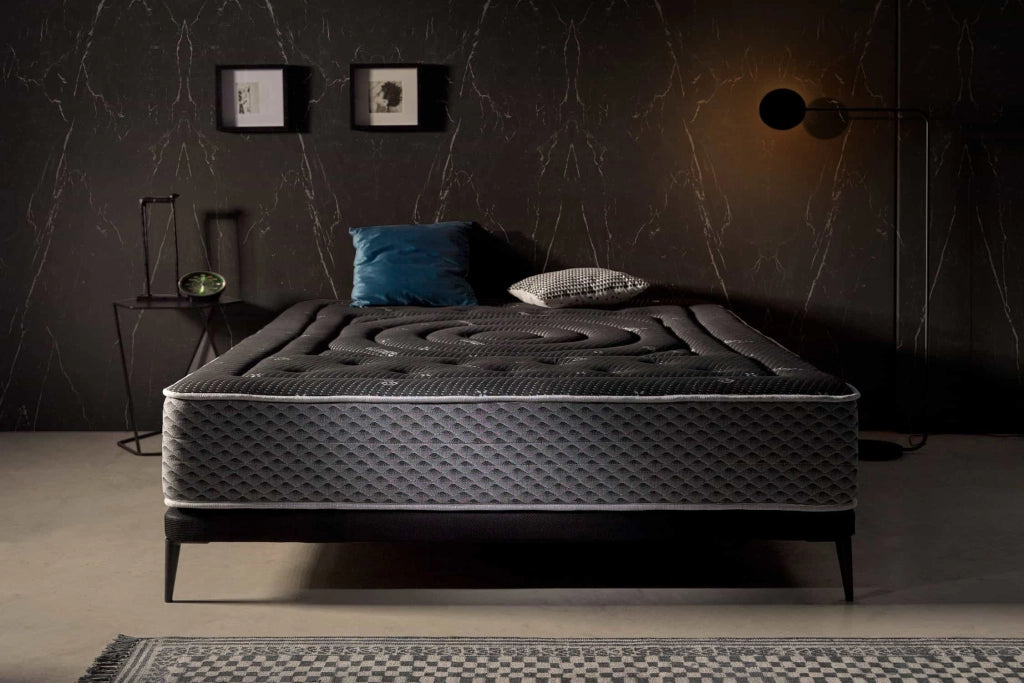 Materasso SuperSoft  Premium Black Multizone, 27cm, 180x200cm - Moonia
