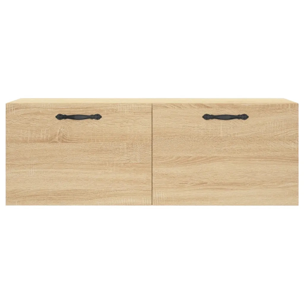 vidaXL Mobile a Parete Rovere Sonoma 100x36,5x35 cm Legno Multistrato