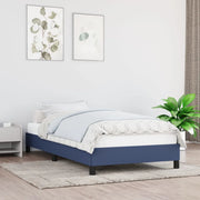 Giroletto senza Materasso-Struttura Letto Blu 90x190 cm in Tessuto 318630